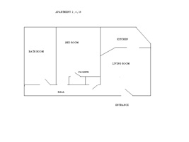 Genesee Apt #6 room layout